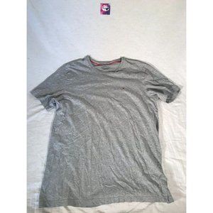 Tommy Hilfiger Essential Shirt Mens sz Large Gray Short Sleeve T-Shirt